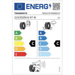 Tire TRANSMATE 215/55R16 TRANSERENUS ECO 97W