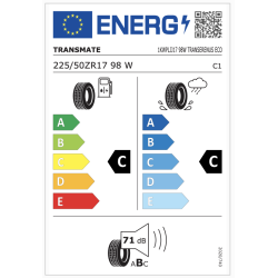 Tire TRANSMATE 225/50ZR17 TRANSERENUS ECO 98W XL E