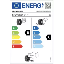 Opona TRANSMATE 175/70R14 TRANSERENUS ECO 84T E - zdjęcie 4