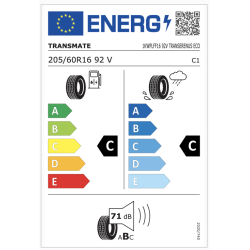 Tire TRANSMATE 205/60R16 TRANSERENUS ECO 92V E