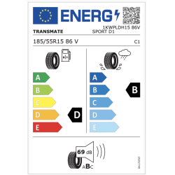 Opona TRANSMATE 185/55R15 SPORT D1 86V