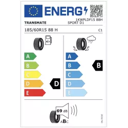 Opona TRANSMATE 185/60R15 SPORT D1 88H - zdjęcie 4
